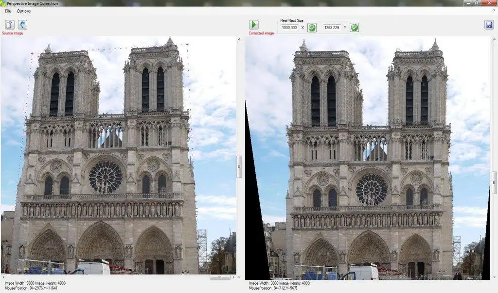 ابزار وب یا برنامه وب PerspectiveImageCorrection را دانلود کنید