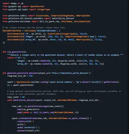 Tải xuống công cụ web hoặc ứng dụng web Petastorm