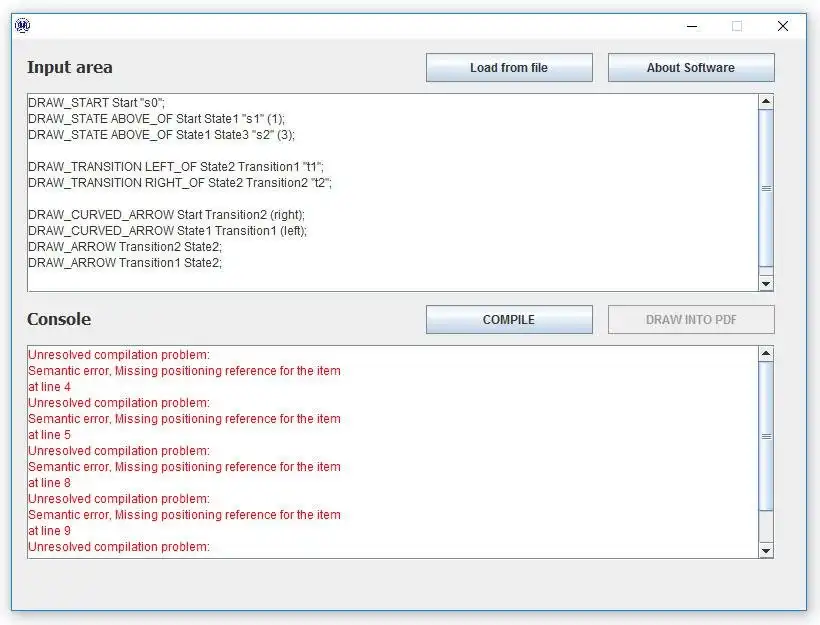 下载网络工具或网络应用 Petri Net Diagram Compiler