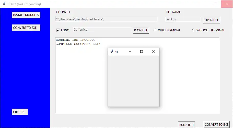 Download web tool or web app PEXEY