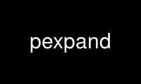Run pexpand in OnWorks free hosting provider over Ubuntu Online, Fedora Online, Windows online emulator or MAC OS online emulator