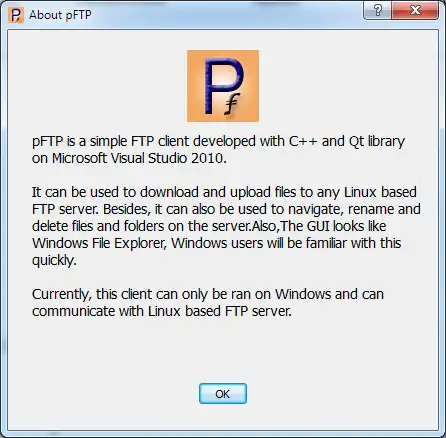 Download web tool or web app pFTPClient