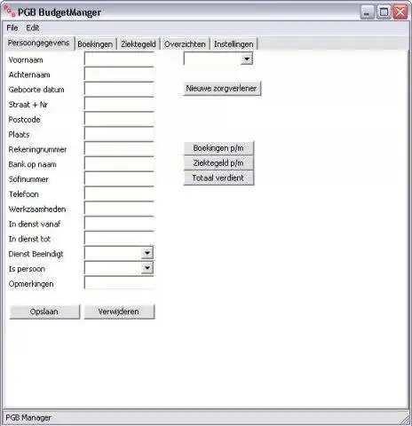 Download web tool or web app PGB BudgetManager