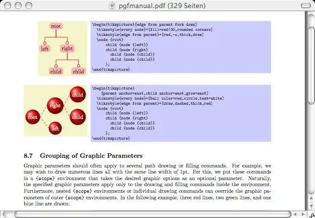 下载网络工具或网络应用程序 PGF 和 TikZ -- TeX 的图形系统