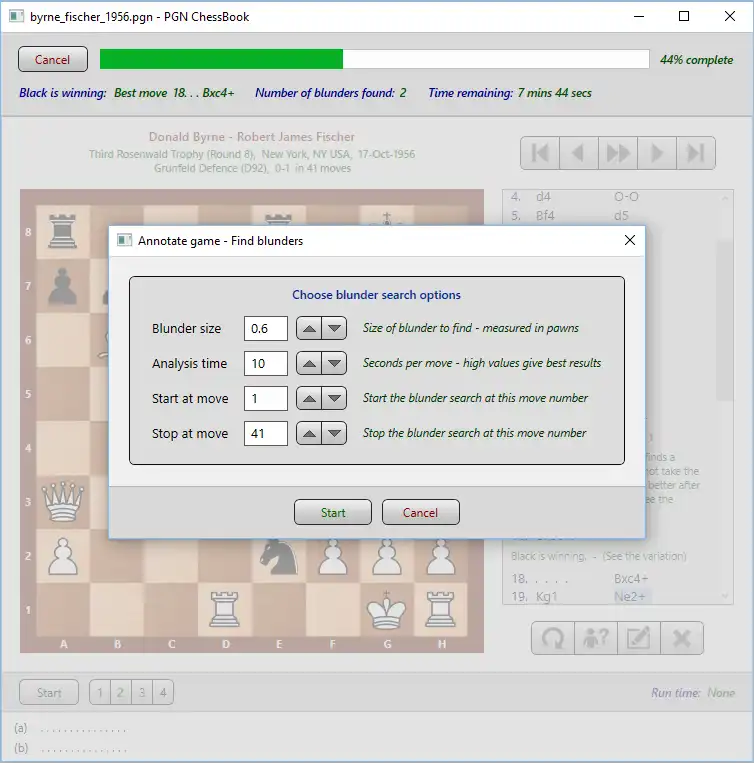 Download web tool or web app PGN ChessBook to run in Windows online over Linux online