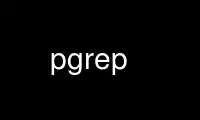 Run pgrep in OnWorks free hosting provider over Ubuntu Online, Fedora Online, Windows online emulator or MAC OS online emulator