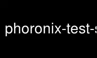 Run phoronix-test-suite in OnWorks free hosting provider over Ubuntu Online, Fedora Online, Windows online emulator or MAC OS online emulator