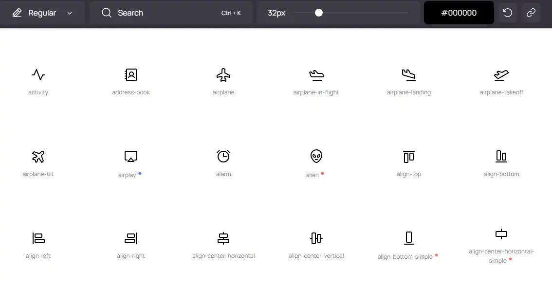 Download web tool or web app Phosphor Icons