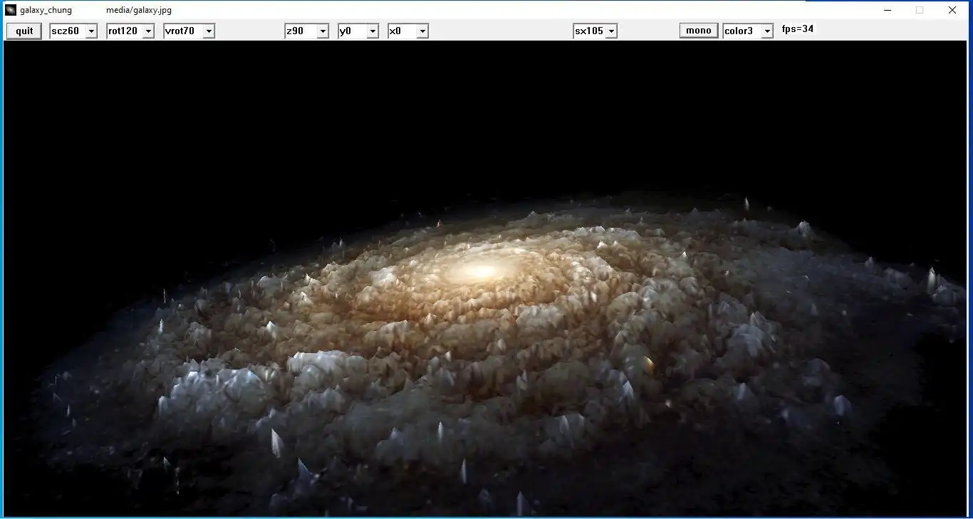 Muat turun alat web atau aplikasi web photo3D_chung / seashore3D / galaxy 3D