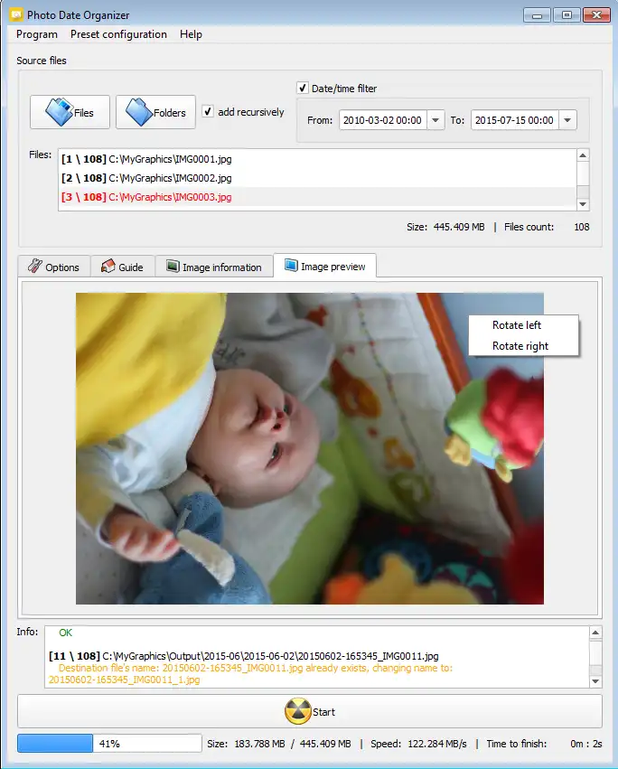Download web tool or web app Photo Date Organizer