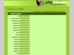 Download web tool or web app phpABook