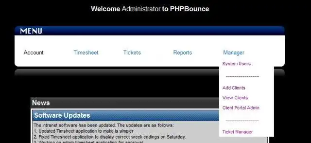 Download web tool or web app PHPBounce