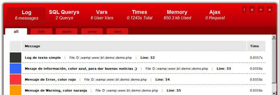 Scarica lo strumento web o l'app web PHP Bug Lost