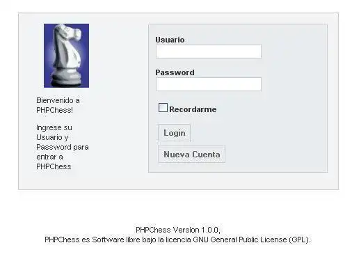 Download web tool or web app PHPChess to run in Linux online