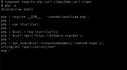 웹 도구 또는 웹 앱 PHP Curl 클래스 다운로드