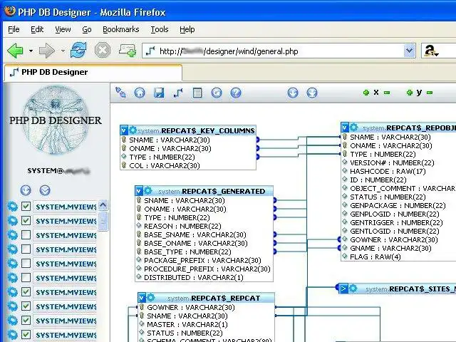 Download web tool or web app PHP DB Designer