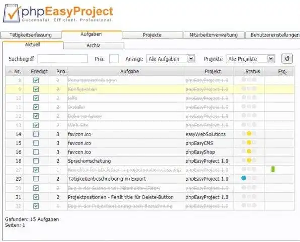 Download web tool or web app phpEasyProject