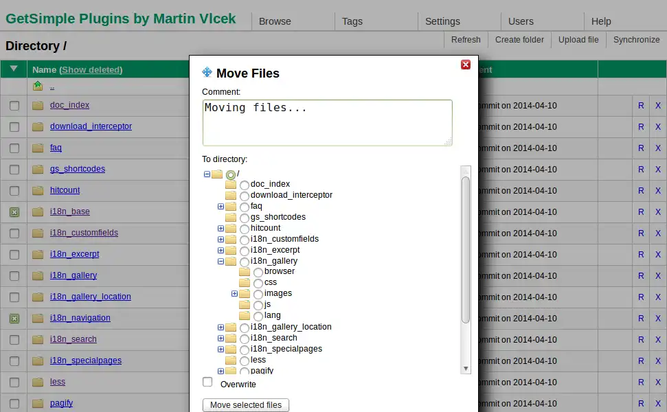 Laden Sie das Web-Tool oder die Web-App phpEasyVCS herunter