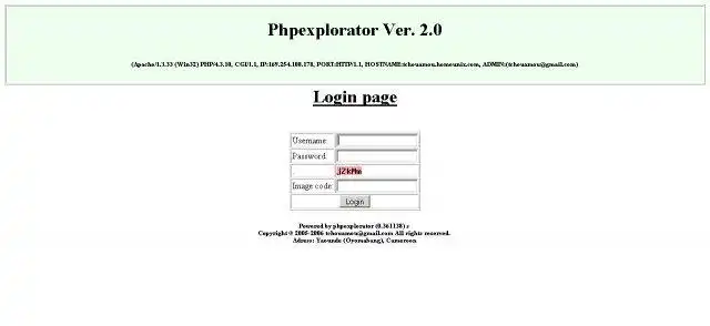 Descargue la herramienta web o la aplicación web phpexplorator