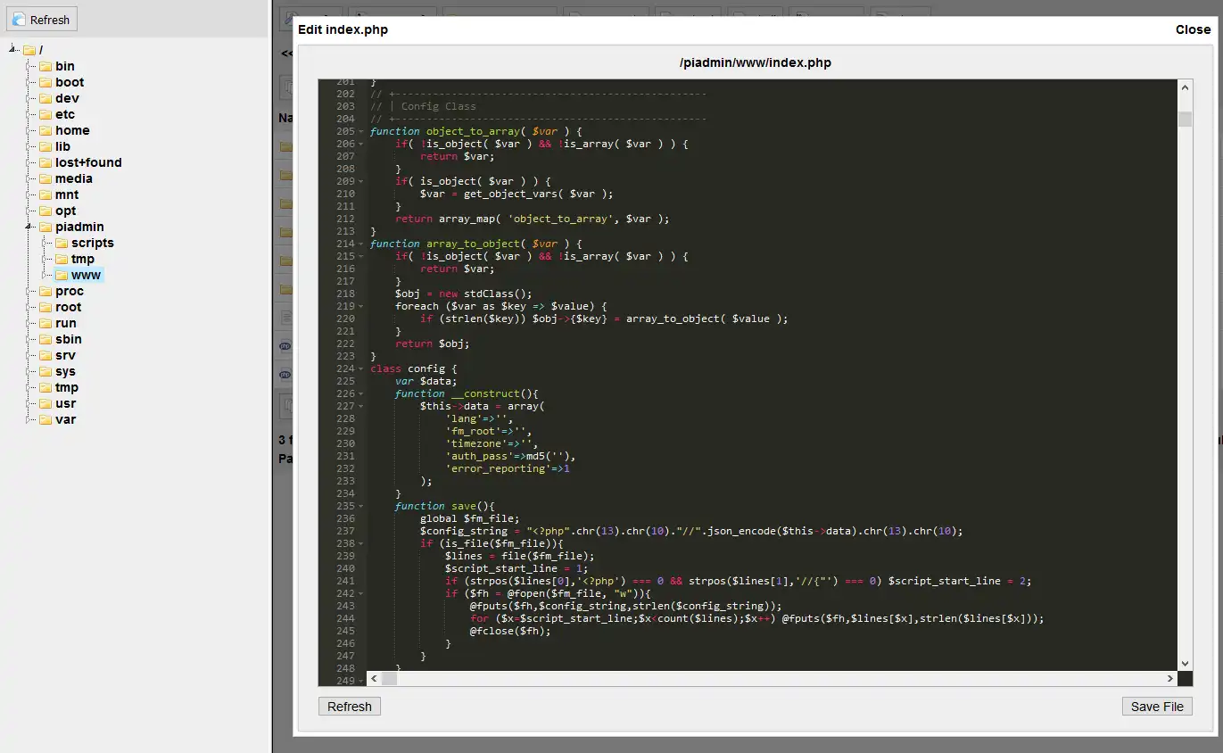 Download web tool or web app PHP File Manager