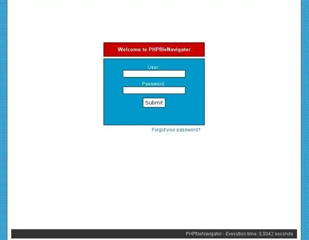 Unduh alat web atau aplikasi web PHPfileNavigator