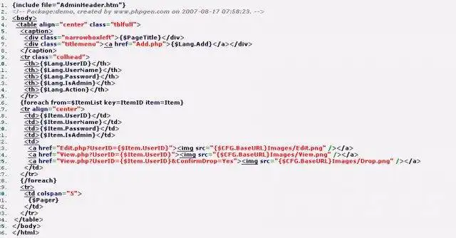 Download web tool or web app PHPGEN