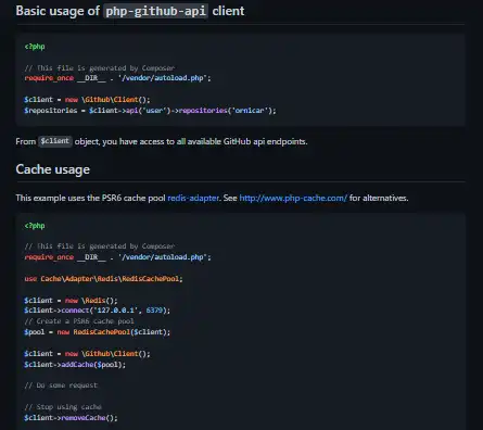 Download web tool or web app PHP GitHub API