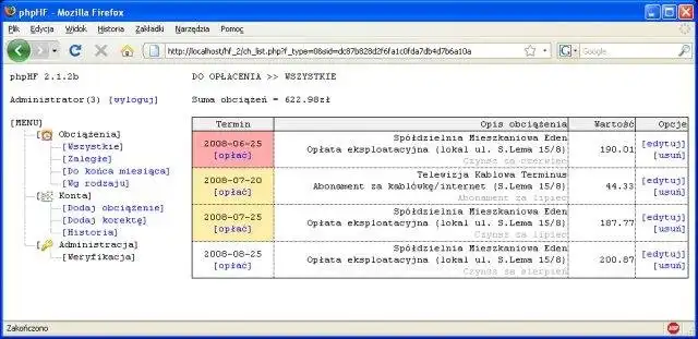 Web aracını veya web uygulamasını indirin phpHF