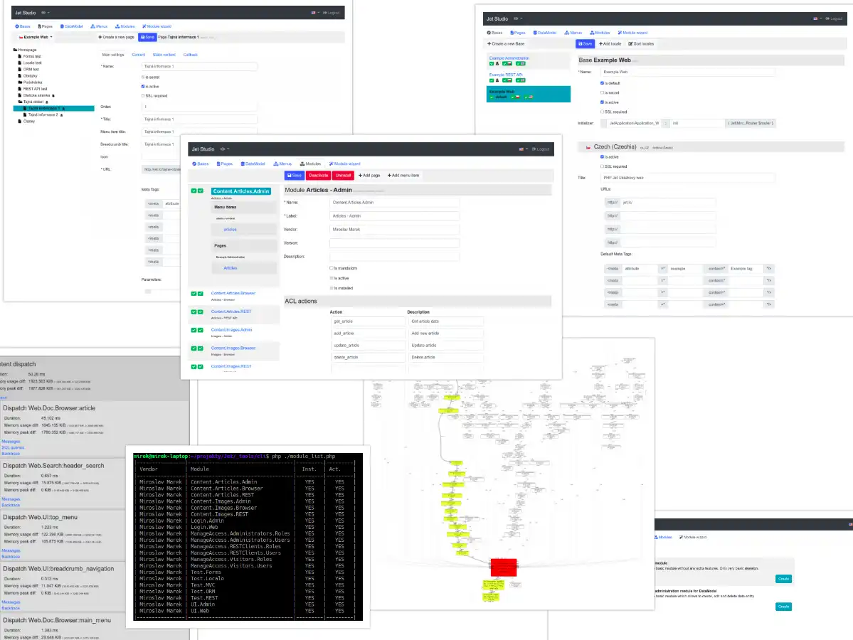 Download web tool or web app php-jet