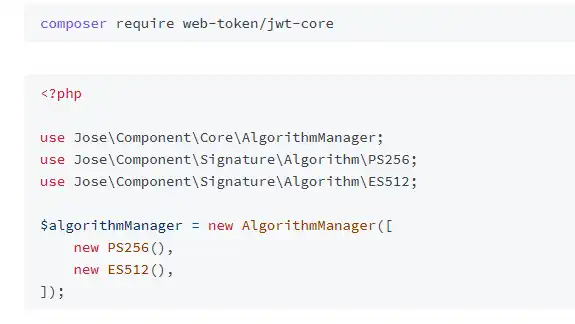 قم بتنزيل أداة الويب أو تطبيق الويب PHP JWT Framework