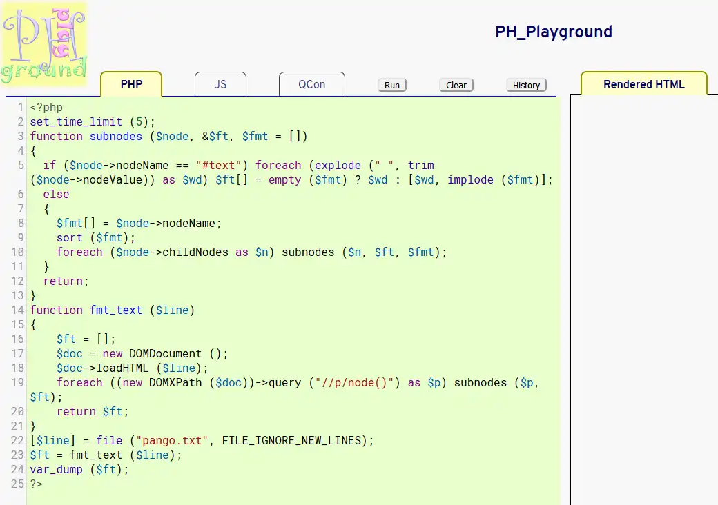 Web ツールまたは Web アプリ PH_Playground をダウンロード