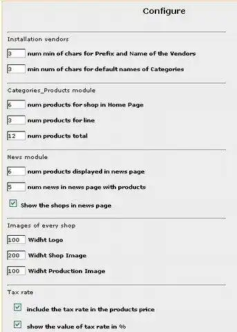 वेब टूल या वेब ऐप Php-MultiShop: ई-कॉमर्स मल्टी स्टोर डाउनलोड करें