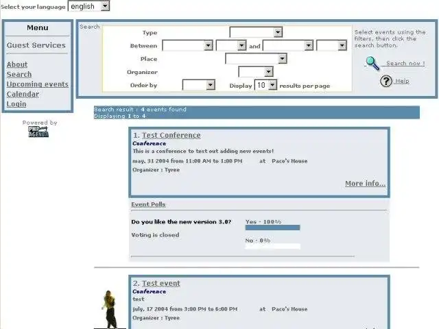 Laden Sie das Web-Tool oder die Web-App phpMyAgenda . herunter