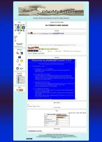 Download webtool of webapp phpMyBitTorrent - The BitTorrent Tracker