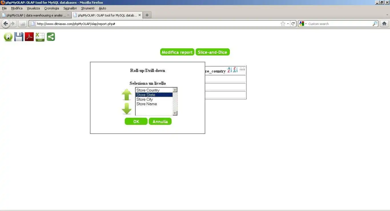 Mag-download ng web tool o web app na phpMyOLAP