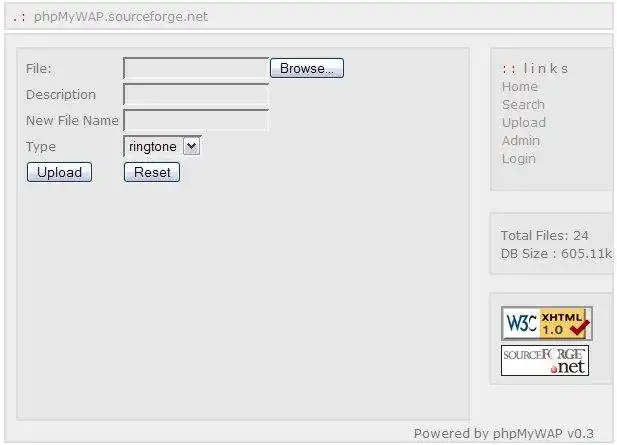 Download webtool of webapp phpMyWAP