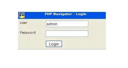 Download web tool or web app PHP Navigator