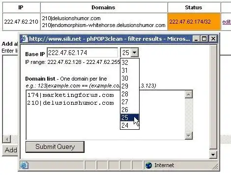 Download web tool or web app phPOP3clean