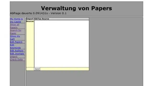 Download web tool or web app PHP Papers DB