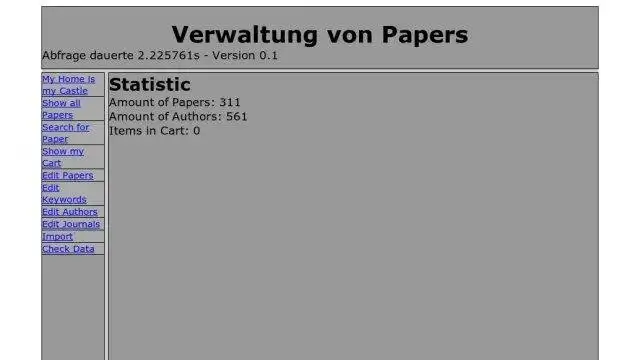 Baixe a ferramenta da web ou o aplicativo da web PHP Papers DB