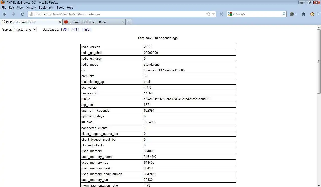 Download web tool or web app PHP-Redis-Admin