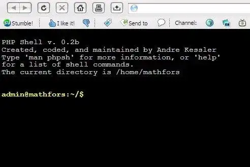 Download web tool or web app phpsh