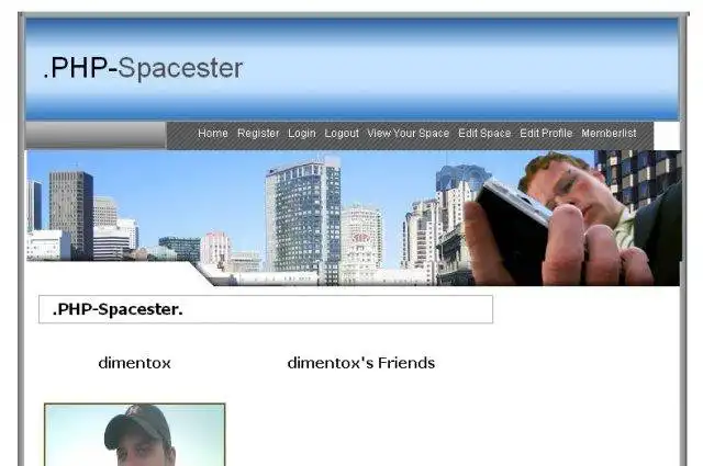 Mag-download ng web tool o web app PHP-Spacester