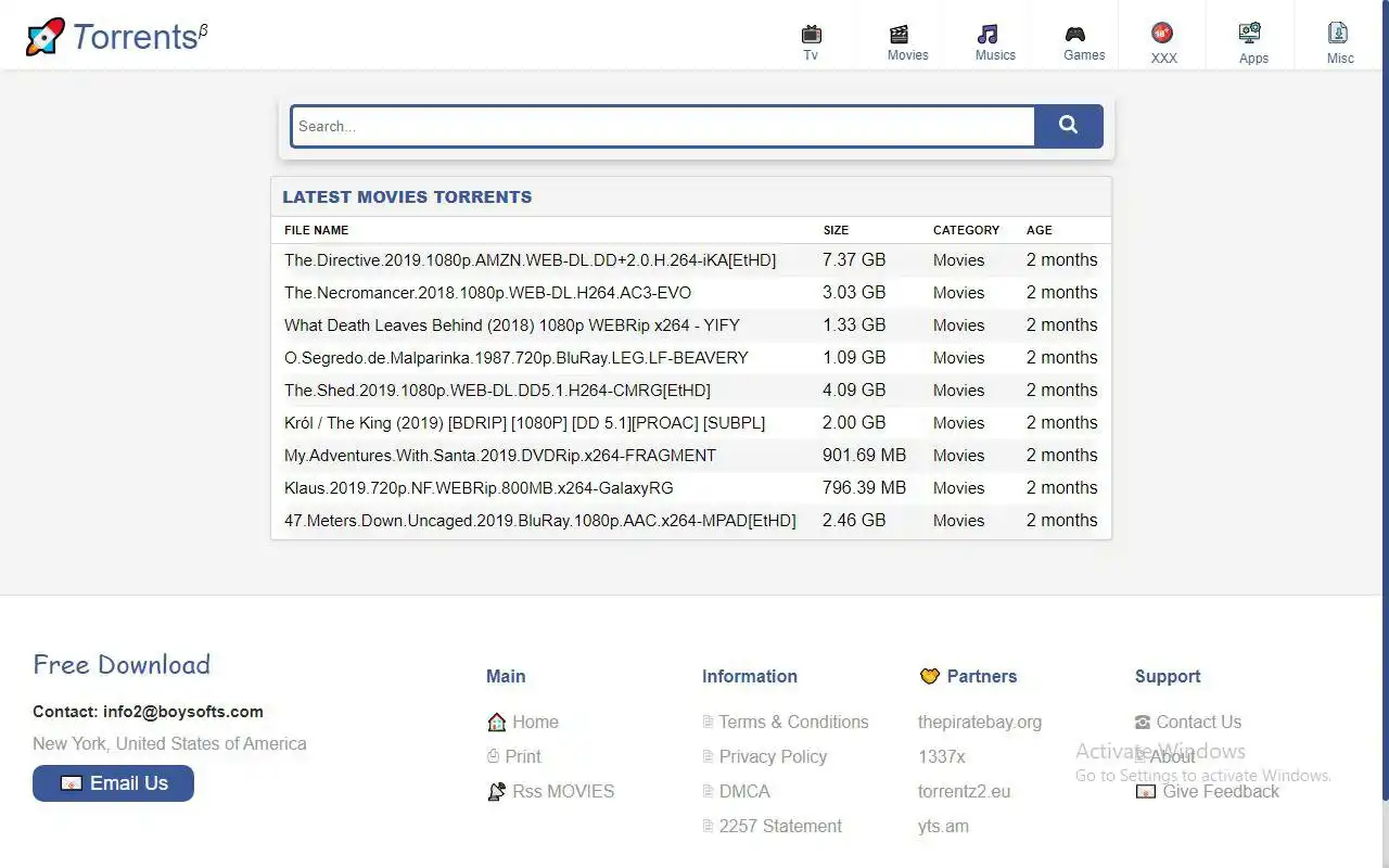 Download web tool or web app php torrent search engine