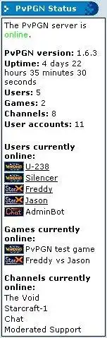 Download web tool or web app PHP Utilities for PvPGN to run in Windows online over Linux online