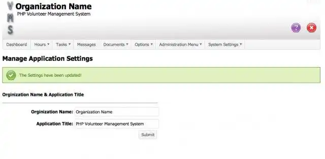 Download web tool or web app PHP Volunteer Management