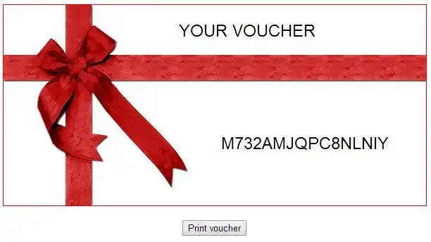 Download web tool or web app PHP Voucher
