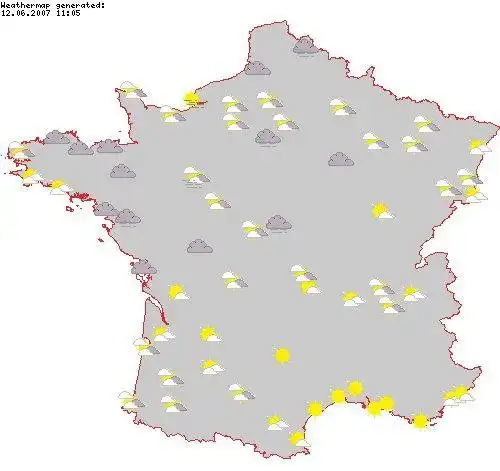 Unduh alat web atau aplikasi web PHPWeatherMap untuk dijalankan di Linux online