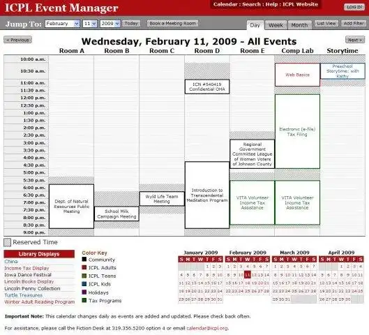 Download web tool or web app phxEventManager