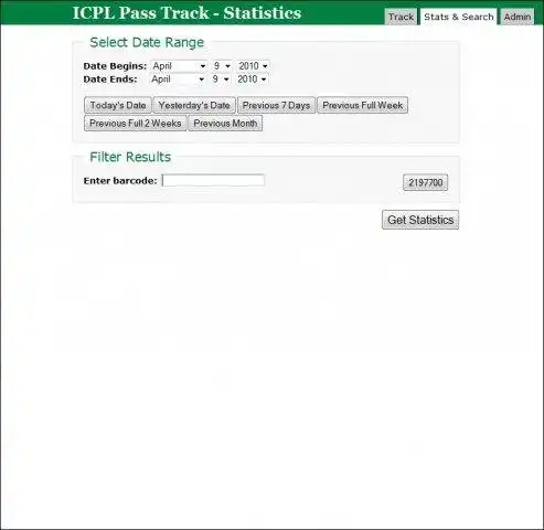Download web tool or web app phxUseTrack
